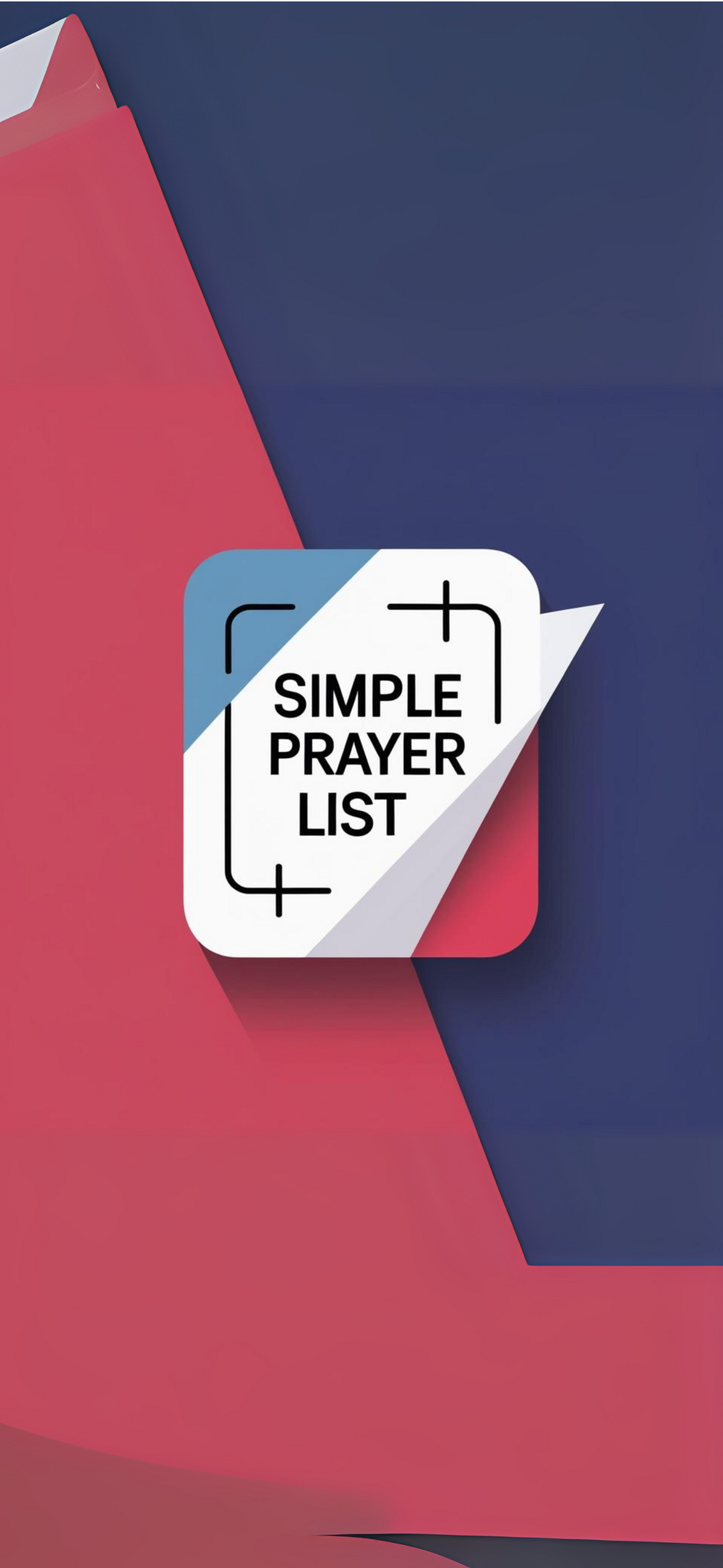 Simple Prayer List - Main Interface